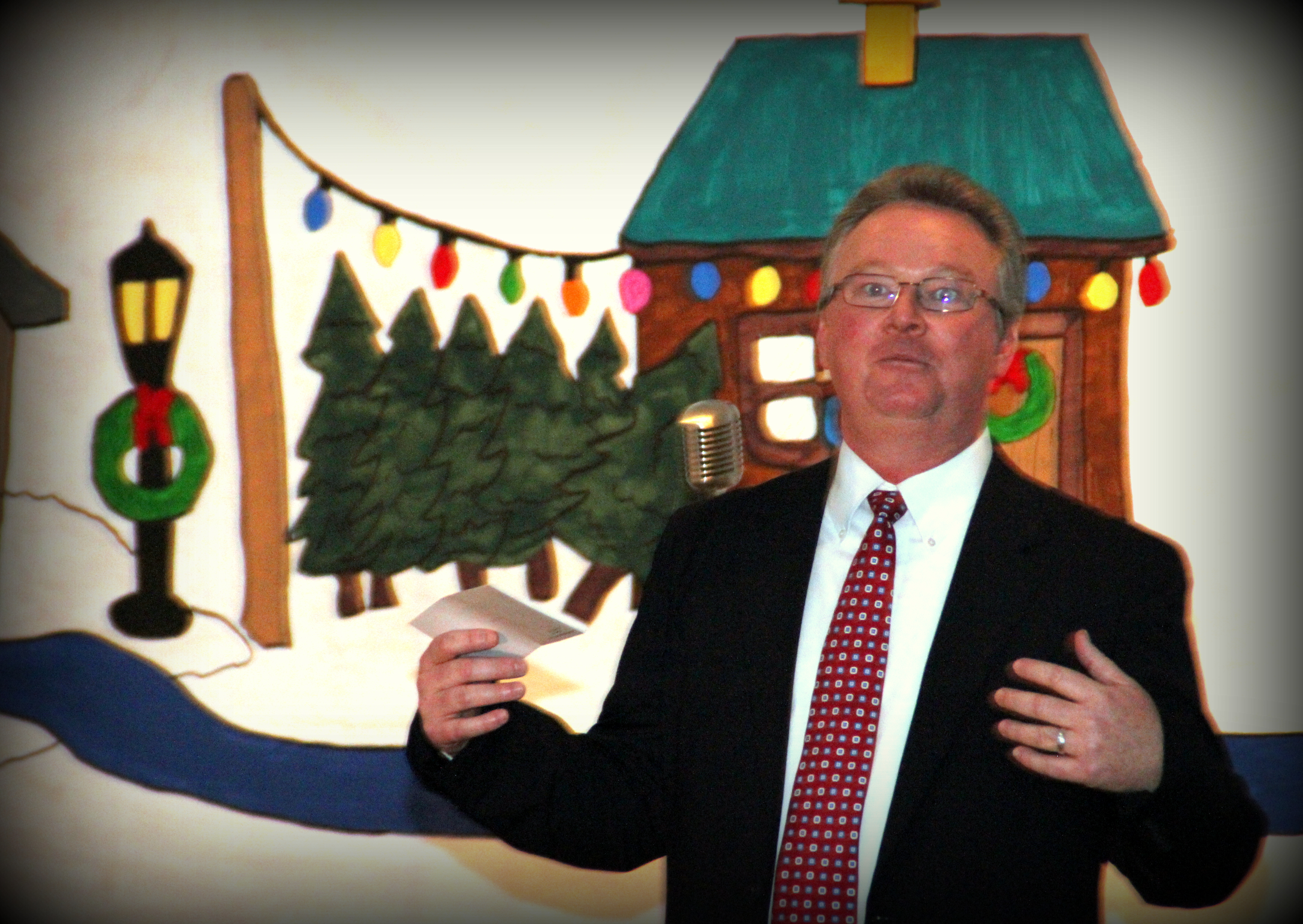 Brother Danny during the Christmas Program 